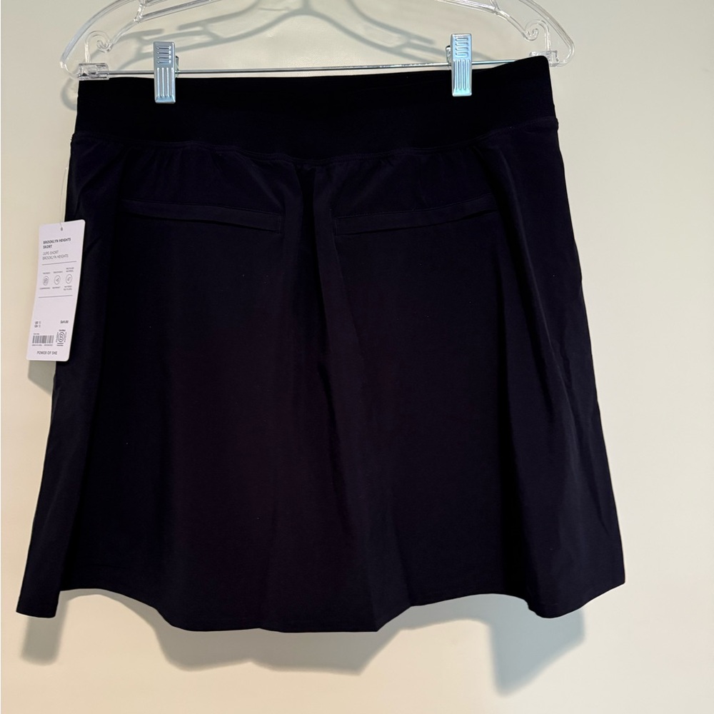 Athleta Brooklyn Heights Black Skort, Size 10 NWT - Picture 8 of 8